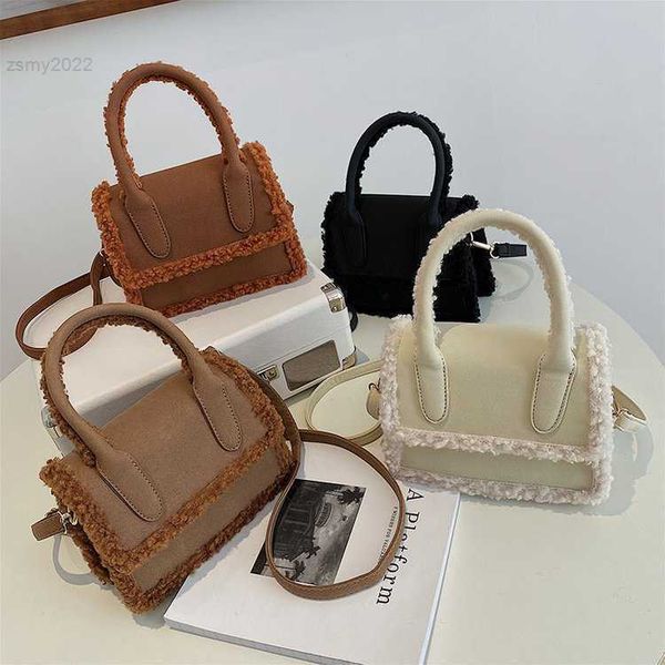 2022 new winter warm faux fur sherpa small square designer mini bag solid color casual shoulder messenger handbag for women
2022 new winter warm faux fur sherpa small square designer mini bag solid color casual shoulder messenger handbag for women