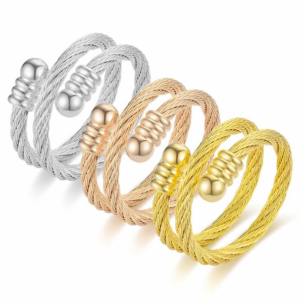 adjustable opening titanium steel ring designer ring link clover luxury nail love tennis charm homme men chains for women rings bohemian wed, Silver
adjustable opening titanium steel ring designer ring link clover luxury nail love tennis charm homme men chains for women rings bohemian wed, Silver