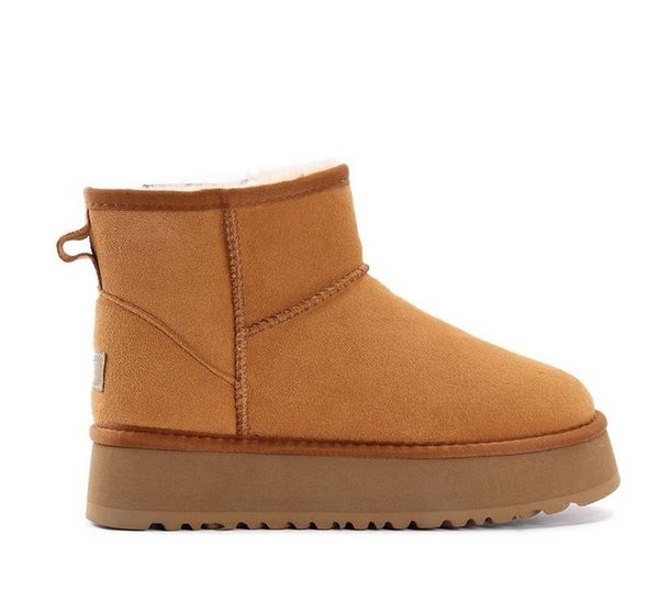 sell classic mini platform boots designer women men snow boots real leather thick bottom brown slip-on australia booties winter bottes, Black
sell classic mini platform boots designer women men snow boots real leather thick bottom brown slip-on australia booties winter bottes, Black
