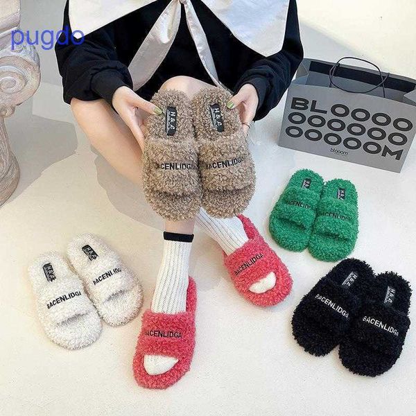 designer ba lenciaga winter slippers online shop letter color wool for women wearing thick bottom mesh red 2023, Black
designer ba lenciaga winter slippers online shop letter color wool for women wearing thick bottom mesh red 2023, Black