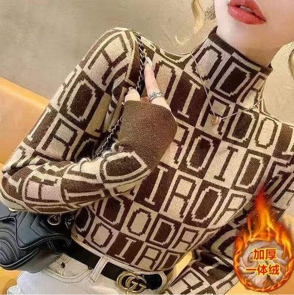 women's sweaters for luxury pullover turtleneck thickened supre vintage letter dress apple basic shirt lady tee top, White;black
women's sweaters for luxury pullover turtleneck thickened supre vintage letter dress apple basic shirt lady tee top, White;black
