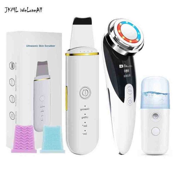 ems led face lift machine ultrasonic skin scrubber facial massager ion acne blackhead remover peeling shovel cleaner 220516
ems led face lift machine ultrasonic skin scrubber facial massager ion acne blackhead remover peeling shovel cleaner 220516
