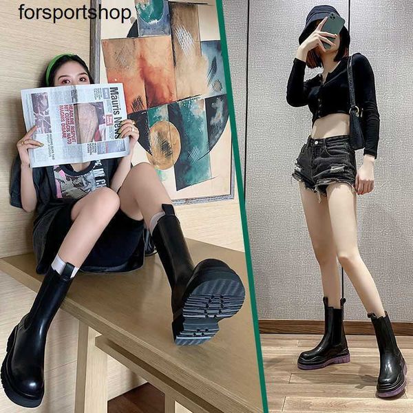 designer boots mona chelsea botega boots same style women all cow leather thick soled autumn winter high chimney boot martin booties, Black
designer boots mona chelsea botega boots same style women all cow leather thick soled autumn winter high chimney boot martin booties, Black