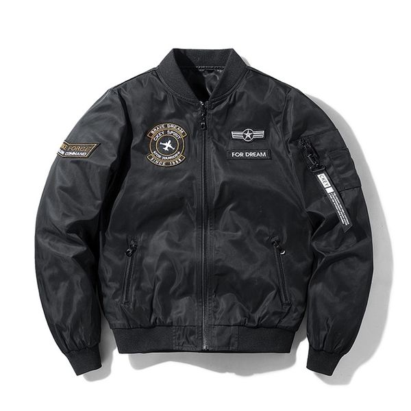 mens jackets military outdoor men wear flying clothes double sides wear for pilots thickened bomber warm coat 220930, Black;brown
mens jackets military outdoor men wear flying clothes double sides wear for pilots thickened bomber warm coat 220930, Black;brown