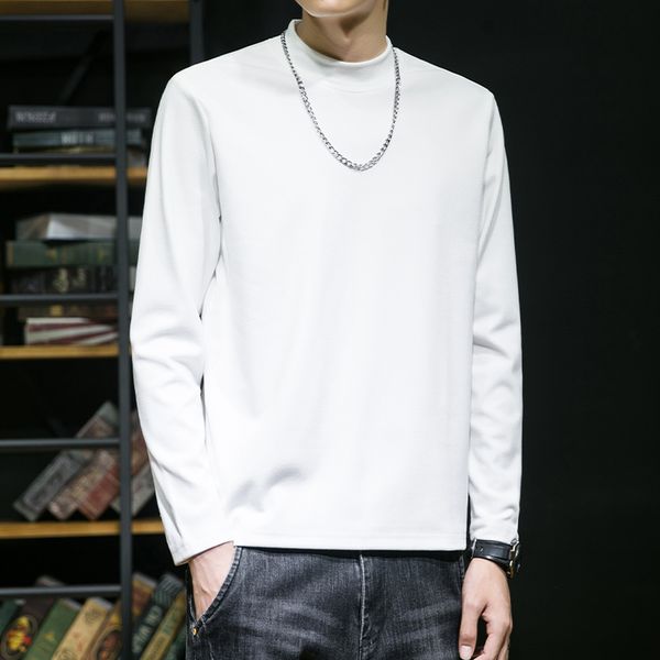 korean fashion slim fit sweatshirt men clothing 2022 mock neck lightweight solid color men clothes, Black
korean fashion slim fit sweatshirt men clothing 2022 mock neck lightweight solid color men clothes, Black