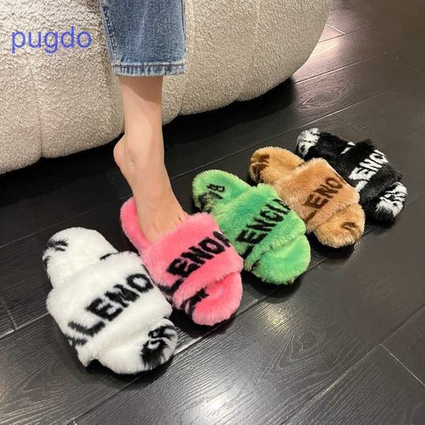 designer ba lenciaga winter slippers online shop versatile temperament spicy girls wool slippers women wear thi, Black
designer ba lenciaga winter slippers online shop versatile temperament spicy girls wool slippers women wear thi, Black