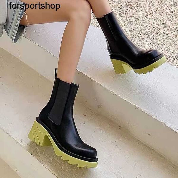 designer boots botega chelsea boots women leather green martin boot thick heels thick sole smoke pipe short booties high heels shoes ins fas, Black
designer boots botega chelsea boots women leather green martin boot thick heels thick sole smoke pipe short booties high heels shoes ins fas, Black