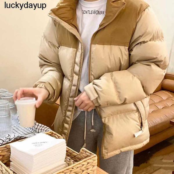 men's down designer the fashion brand face down coat winter new streetwear bread coat, Black
men's down designer the fashion brand face down coat winter new streetwear bread coat, Black