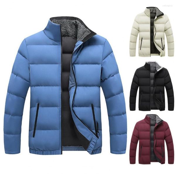 men's down trendy winter jacket highly warm smooth coat leisure for skiing men, Black
men's down trendy winter jacket highly warm smooth coat leisure for skiing men, Black