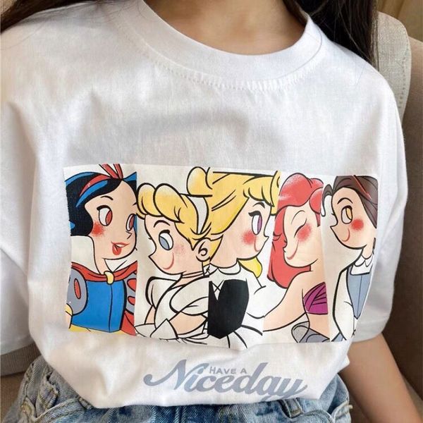 disney short sleeve t-shirt princess series 2022 new korean version zhongda girls cartoon princess print cute party classic relax, Blue
disney short sleeve t-shirt princess series 2022 new korean version zhongda girls cartoon princess print cute party classic relax, Blue