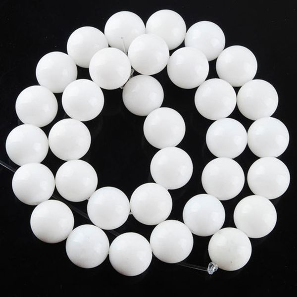 natural stone white jades round beads for jewelry making gem loose beads diy bracelet necklace 15'' 8/10/12mm by903, Black
natural stone white jades round beads for jewelry making gem loose beads diy bracelet necklace 15'' 8/10/12mm by903, Black