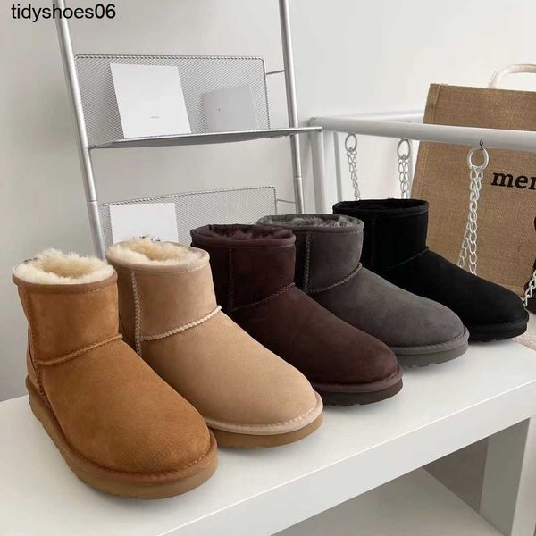 shoes snow men's henan sangpo wool leather integrated warm short