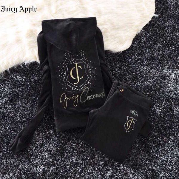 juicy apple women's tracksuits fashion two piece set suit outfits cloud embroidery casual sport suit winter woman set autumn lady, Gray
juicy apple women's tracksuits fashion two piece set suit outfits cloud embroidery casual sport suit winter woman set autumn lady, Gray