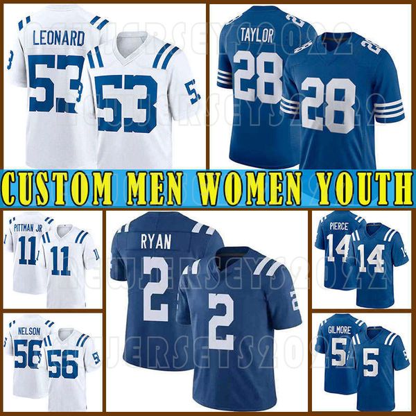 28 jonathan taylor 2 matt ryan jerseys football 53 darius leonard quenton nelson michael pittman jr stephon gilmore kenny moore ii alec pier, Black;red
28 jonathan taylor 2 matt ryan jerseys football 53 darius leonard quenton nelson michael pittman jr stephon gilmore kenny moore ii alec pier, Black;red