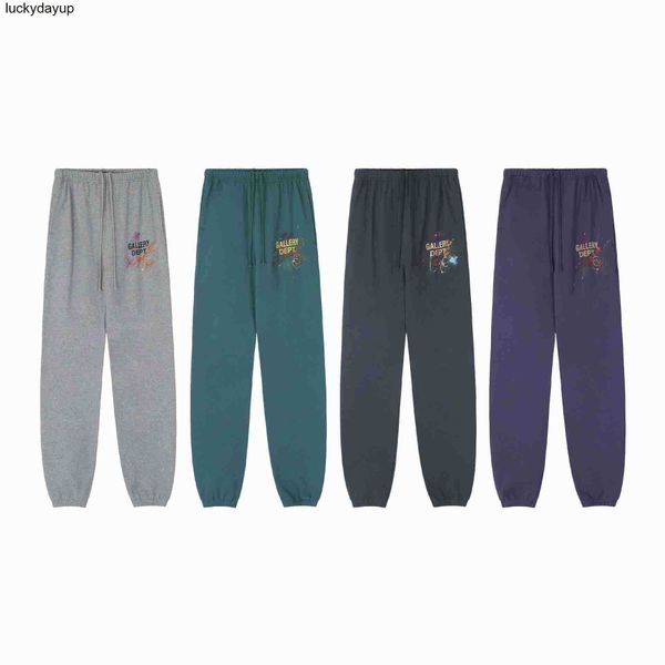 new men's designer pants galery dept speckle hooded plush pants fashion brand men women, Black
new men's designer pants galery dept speckle hooded plush pants fashion brand men women, Black