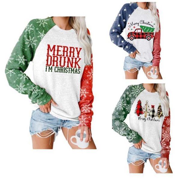 2022 fall clothes women pullover sweater christmas letter printed long sleeve shirts ladies s-3xl, White
2022 fall clothes women pullover sweater christmas letter printed long sleeve shirts ladies s-3xl, White