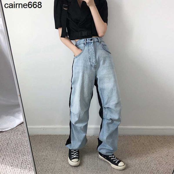designer women's jeans alexanders autumn fit loose straight jeans wangs women's new style stitching slim women's pants trendy, Blue
designer women's jeans alexanders autumn fit loose straight jeans wangs women's new style stitching slim women's pants trendy, Blue