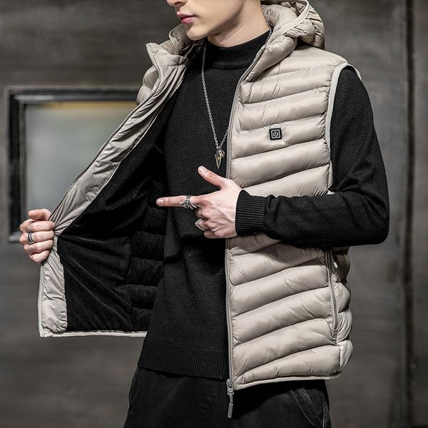 men's vests winter outdoor heated jacket men usb charging heating vest washable adjustable thermal waistcoat hiking camping plus size, Black;white
men's vests winter outdoor heated jacket men usb charging heating vest washable adjustable thermal waistcoat hiking camping plus size, Black;white