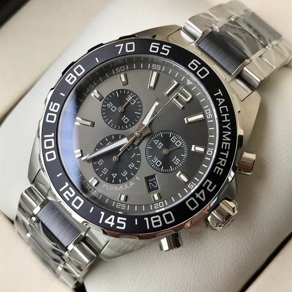 men's watch swiss quartz movement size 43 mm steel watchband sapphire crystal glass super luminescent waterproof sequence code customiz, Slivery;brown
men's watch swiss quartz movement size 43 mm steel watchband sapphire crystal glass super luminescent waterproof sequence code customiz, Slivery;brown