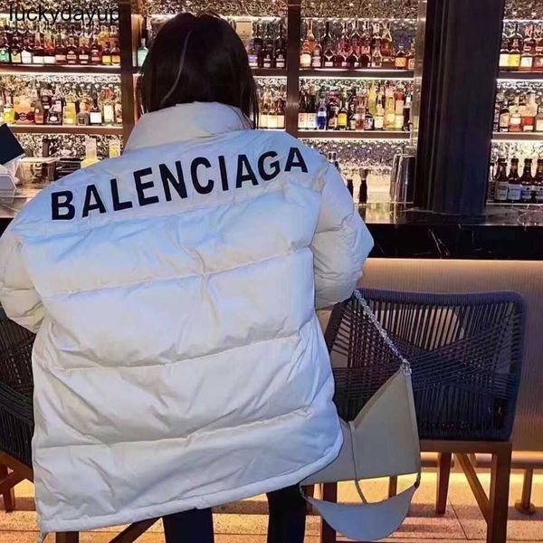 men's down designer winter new style stand collar cotton padded clothes men balencaigass women lovers thickened warm bread clothes, Black
men's down designer winter new style stand collar cotton padded clothes men balencaigass women lovers thickened warm bread clothes, Black