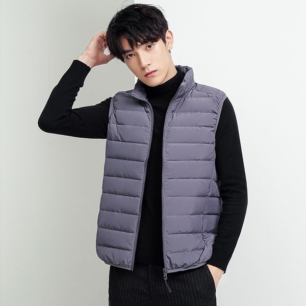 men's down parkas lightweight down jacket men's warm korean fashion trend vest wearing vest waistcoat 90 white duck down casual co, Black
men's down parkas lightweight down jacket men's warm korean fashion trend vest wearing vest waistcoat 90 white duck down casual co, Black