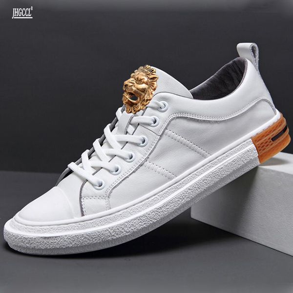 classic leather shoes men's new dress shoes fashionable cowhide flats trendy sneakers a15, Black
classic leather shoes men's new dress shoes fashionable cowhide flats trendy sneakers a15, Black