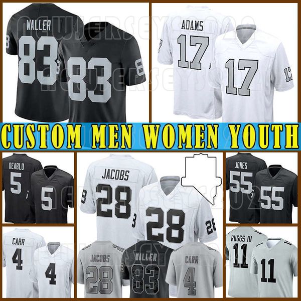 28 josh jacobs football 17 davante adams jerseys 98 maxx crosbydarren waller derek carr hunter renfrow johnathan abram chandler jones denzel, Black;red
28 josh jacobs football 17 davante adams jerseys 98 maxx crosbydarren waller derek carr hunter renfrow johnathan abram chandler jones denzel, Black;red
