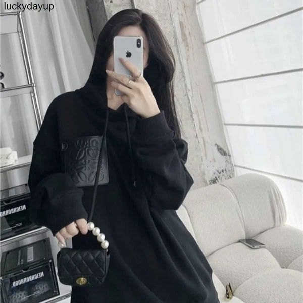 new men's hoodies sweatshirts designer loewess loose hooded casual long sleeved men's women's fashion sweater, Black
new men's hoodies sweatshirts designer loewess loose hooded casual long sleeved men's women's fashion sweater, Black