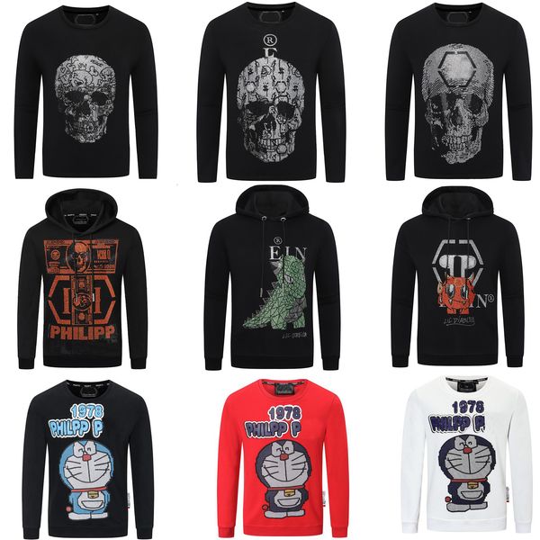 pp skull men's hoodies & sweatshirts designer european goods spring and autumn drill skull men fashion brand trend spirit guy long slee, Black
pp skull men's hoodies & sweatshirts designer european goods spring and autumn drill skull men fashion brand trend spirit guy long slee, Black