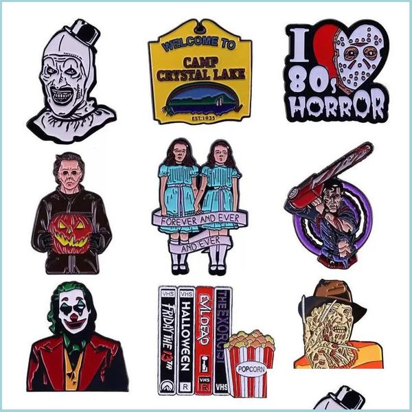pins brooches halloween horror movie figure enamel pin brooch badge lapel backpack collar hat women men jewelry gifts drop jewelshops dhaqz, Gray
pins brooches halloween horror movie figure enamel pin brooch badge lapel backpack collar hat women men jewelry gifts drop jewelshops dhaqz, Gray