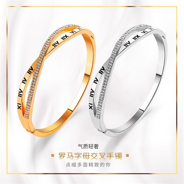 charm bracelets female fashion stars from europe america and rome same style rhinestone cross bracelet popular handwear ac231, Golden;silver
charm bracelets female fashion stars from europe america and rome same style rhinestone cross bracelet popular handwear ac231, Golden;silver