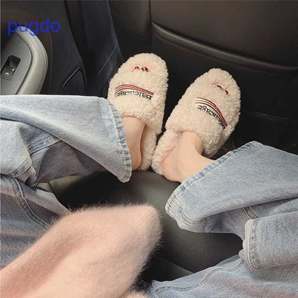 2023 designer ba lenciaga winter slippers price paris wool women wear mesh red letter embroidery one word lamb, Black
2023 designer ba lenciaga winter slippers price paris wool women wear mesh red letter embroidery one word lamb, Black
