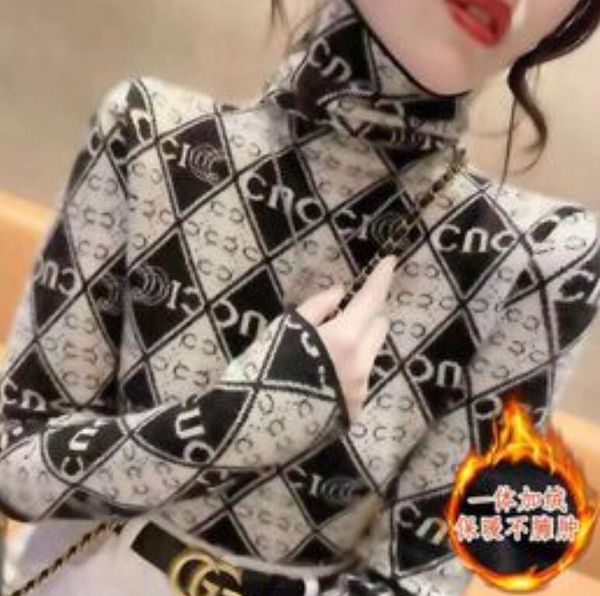 women's sweaters casual fashion thickened warmth turtleneck spliced loose new all-match pullovers sweater, White;black
women's sweaters casual fashion thickened warmth turtleneck spliced loose new all-match pullovers sweater, White;black