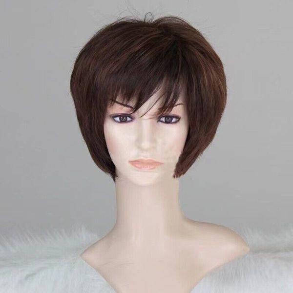 new popular ladies brown wine party wigs women short natural hair wig, Black
new popular ladies brown wine party wigs women short natural hair wig, Black
