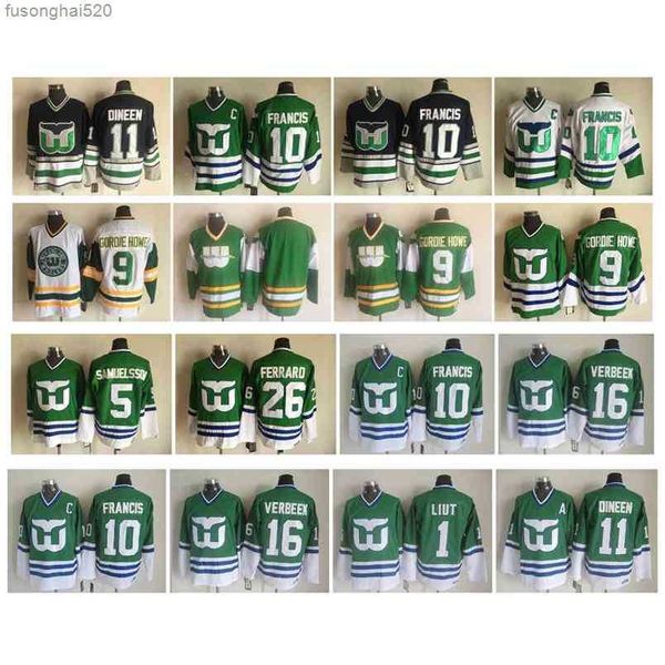 95 vintage hartford whalers jersey 10 ron francis gordie howe kevin dineen patrick verbeek ray ferraro ulf samuelsson mike liut retro hockey, Black
95 vintage hartford whalers jersey 10 ron francis gordie howe kevin dineen patrick verbeek ray ferraro ulf samuelsson mike liut retro hockey, Black