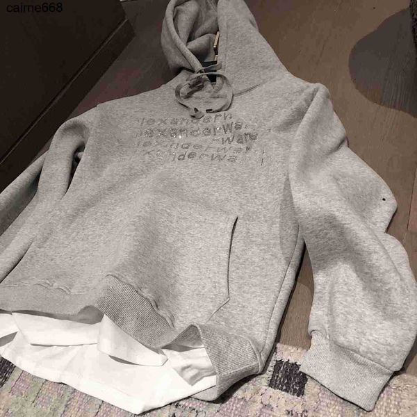 designer women's hoodies sweatshirts drilling fake two piece hoodie women's loose alexanders fashion trend wangs, Black
designer women's hoodies sweatshirts drilling fake two piece hoodie women's loose alexanders fashion trend wangs, Black