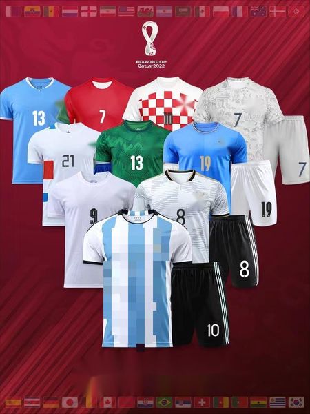 fans soccer jersey factory directly approved 2223 world cup national team jerseys argentina football shirts mexico england uruguay, Black
fans soccer jersey factory directly approved 2223 world cup national team jerseys argentina football shirts mexico england uruguay, Black