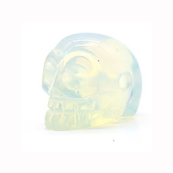 23mm natural opalite stone hand carved crystal gemstone human skull head carving sculpture, Black
23mm natural opalite stone hand carved crystal gemstone human skull head carving sculpture, Black
