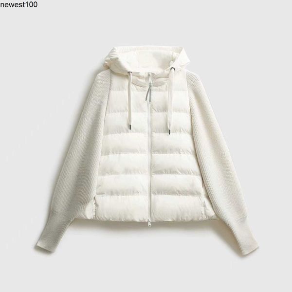 designer women's down parkas balencaigass white goose down lightweight warm knitted panel hooded down jacket, Black
designer women's down parkas balencaigass white goose down lightweight warm knitted panel hooded down jacket, Black