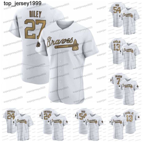 13 ronald acuna jr 2022 all-star game jersey bravee max fried dansby swanson william contreras austin riley travis d'arnaud matt olson, Blue;black
13 ronald acuna jr 2022 all-star game jersey bravee max fried dansby swanson william contreras austin riley travis d'arnaud matt olson, Blue;black