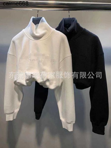 designer women's hoodies sweatshirts spring new short sweater female alphabet embroidery solid alexanders color long sleeve wangs, Black
designer women's hoodies sweatshirts spring new short sweater female alphabet embroidery solid alexanders color long sleeve wangs, Black