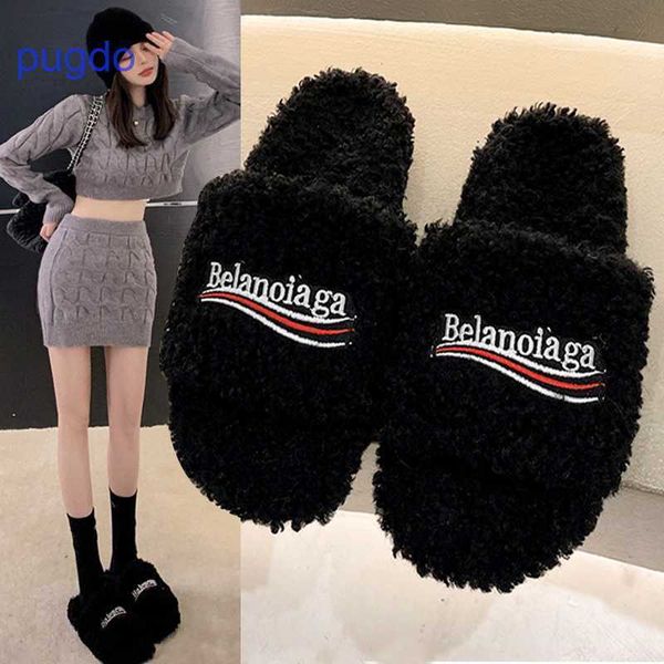 2023 designer ba lenciaga winter slippers price paris woolen slippers for women in autumn and winter wear mesh, Black
2023 designer ba lenciaga winter slippers price paris woolen slippers for women in autumn and winter wear mesh, Black
