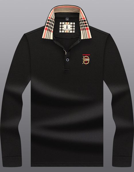 cotton polo shirt men's long sleeve casual solid color polos shirts men and women's wear no.4s, White;black
cotton polo shirt men's long sleeve casual solid color polos shirts men and women's wear no.4s, White;black