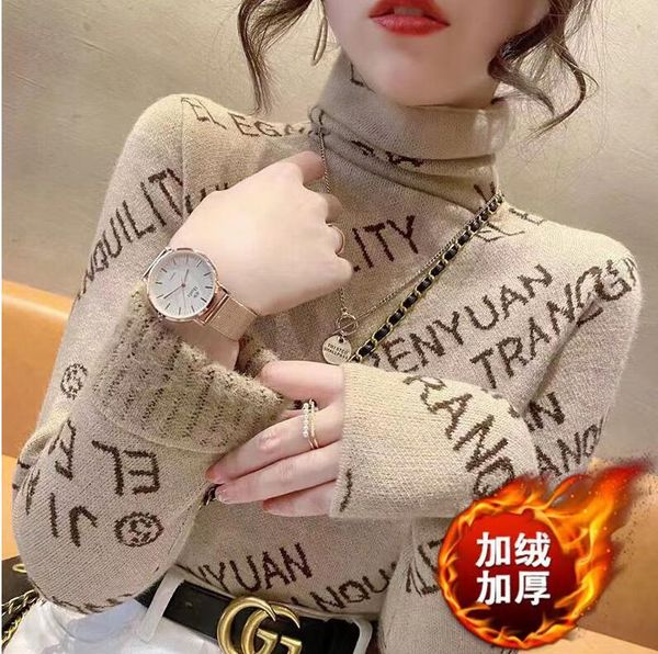women's sweaters luxury puff dress vintage thicken warm turtleneck black shirts plus velvet soft elegant, White;black
women's sweaters luxury puff dress vintage thicken warm turtleneck black shirts plus velvet soft elegant, White;black
