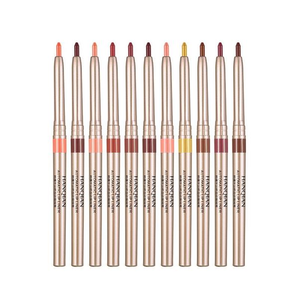 automatic rotating lip liner lipstick pen waterproof long-lasting matte female hook line lip pencil makeup cosmetics
automatic rotating lip liner lipstick pen waterproof long-lasting matte female hook line lip pencil makeup cosmetics