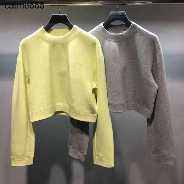 designer women's hoodies sweatshirts autumn short solid color lazy style women's alexanders new loose wangs, Black
designer women's hoodies sweatshirts autumn short solid color lazy style women's alexanders new loose wangs, Black