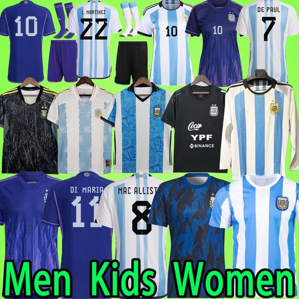 men women kids kit soccer jersey long sleeve 2022 dybala higuain icardi 2023 di maria football shirt 22 23 player fans, Black;yellow
men women kids kit soccer jersey long sleeve 2022 dybala higuain icardi 2023 di maria football shirt 22 23 player fans, Black;yellow