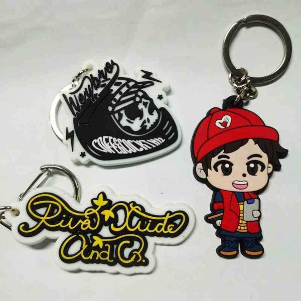 keychains pvc soft rubber key chain cartoon creative cute pendant gift animation ring dripping pendant, Silver
keychains pvc soft rubber key chain cartoon creative cute pendant gift animation ring dripping pendant, Silver