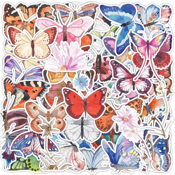 50pcs colorful butterfly animal stickers aesthetic decal lapguitar scrapbook luggage phone graffiti sticker
50pcs colorful butterfly animal stickers aesthetic decal lapguitar scrapbook luggage phone graffiti sticker