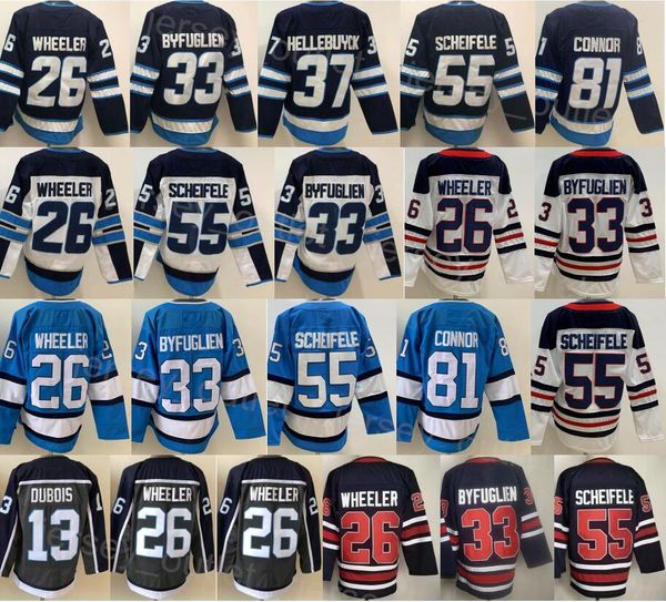 men reverse retro hockey 26 blake wheeler jersey 55 mark scheifele 37 connor hellebuyck 81 kyle connor 33 dustin byfuglien 13 pierre-luc dub, Black;red
men reverse retro hockey 26 blake wheeler jersey 55 mark scheifele 37 connor hellebuyck 81 kyle connor 33 dustin byfuglien 13 pierre-luc dub, Black;red